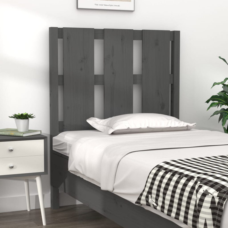Bruges Solid Wood Headboard, Single (3'), Grey