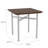Avon Rx Healthcare Waiting Reception Square End Table Metal Frame 20X20" High Pressure Laminate Top-102342541-102342517