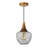 Abbighail 1 - Light 7"W Mini Single Teardrop Pendant