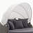Brehan 27.55'' Wide Circle Patio Daybed with Cushions