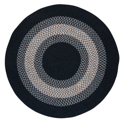 Tapis de surface marine tressée géométrique Serafin