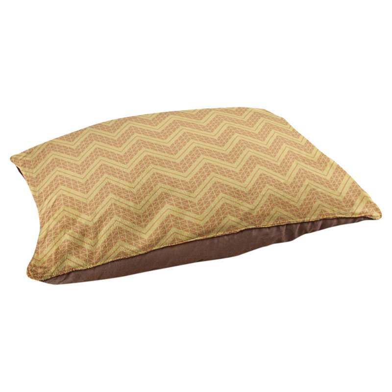 Coussin Chelan, Moyen (H 6,5 po x l 40 po x P 30 po), Jaune/orange