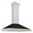 Zline 48 In. Autograph Edition Stainless Steel Range Hood With Black Matte Shell And Polished Gold Handle-97577464