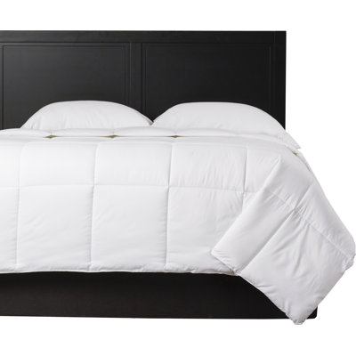 Édredon en duvet synthétique - Housse en microfibre hypoallergénique - Couvre-lit toutes saisons à carreaux cloisonnés Fluffy Baffle par Lavish Home