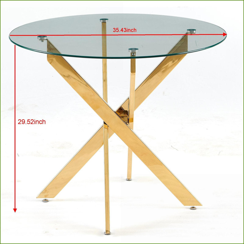 Table basse Golden, Doré