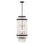Shimmering Elegance 6 - Light Steel Chandelier