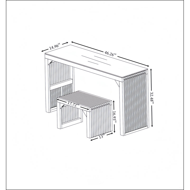 Versatile Pine Dining Bench And Table Set For All Spaces