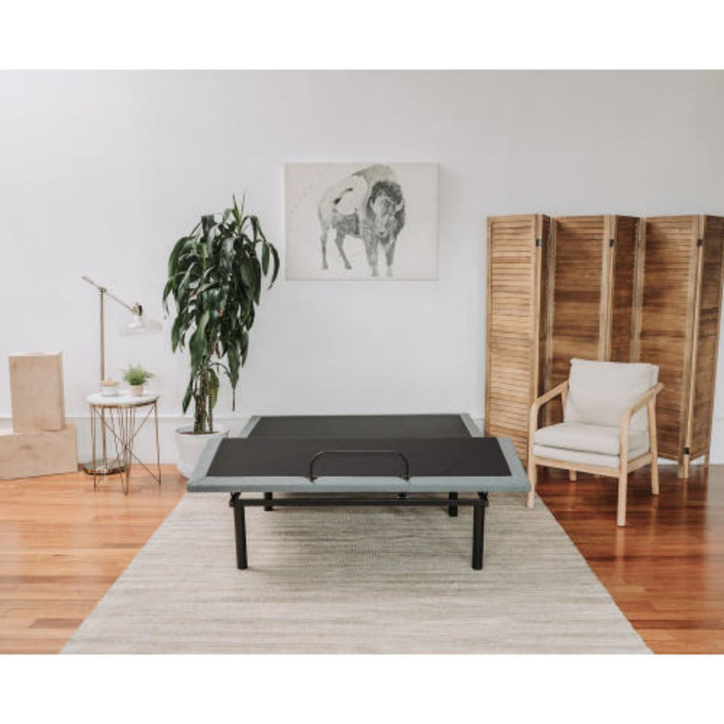 Heiss King Adjustable Bed with Wireless Remote