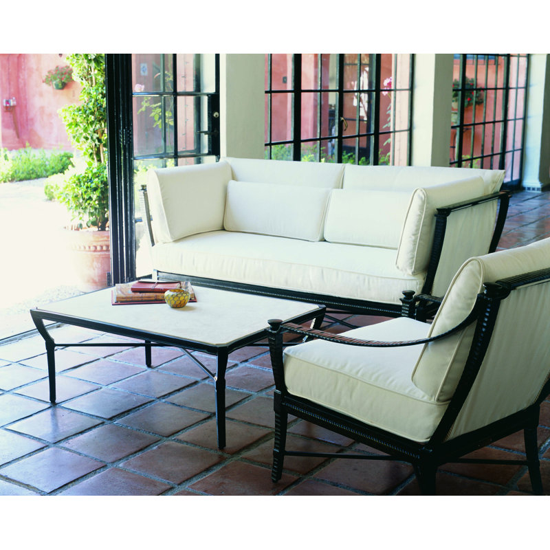 Andalusia Outdoor 2 - Seat Loveseat, Navy 71629L58