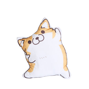  Coussin en coton Dancing Corgi