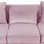 Canapé en velours mauve avec 3 coussins-1864936263
