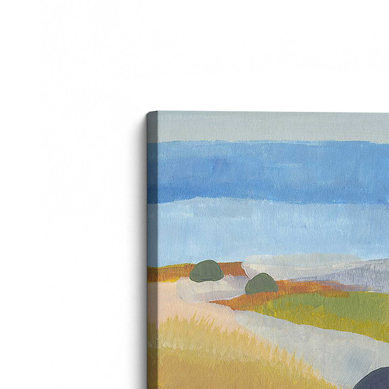 «Islandais Meadow Whimsy» sur toile par Jan Weiss, Toile tendue, H 32 po x l 48 po x P 1,25 po
