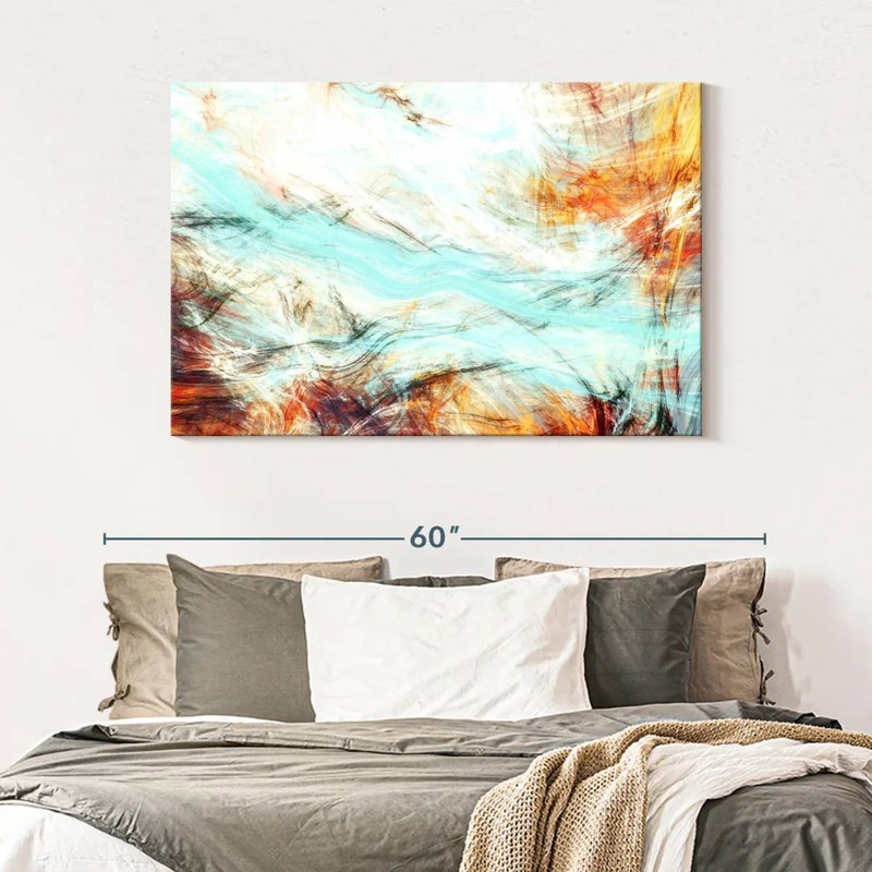 Avery Abstract Wisps, 32" H x 48" W