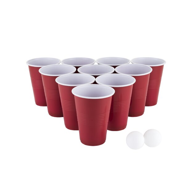 Disposable Plastic Cups Double-layer Plastic Cup Table Tennis Set Two-color  Cup Beer Game Party Cup - Temu