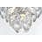 Cinda 16 inch Flush Mount in Chrome