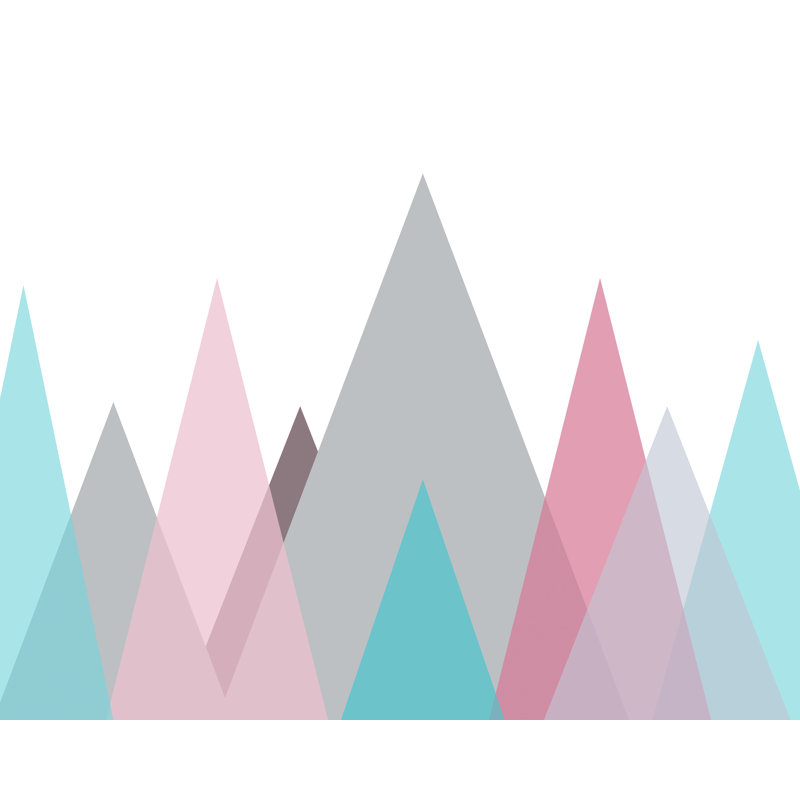 Mountains Matte Wall Mural, 240cm L x 300cm W