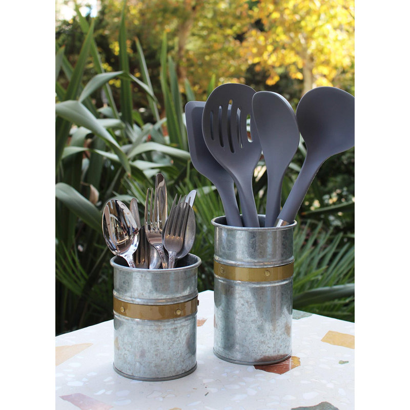 Stainless Steel Utensil Crock