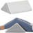 Nisbett Knee Wedge Pillow, Memory Foam Leg Pillow Bed Wedge for Sleeping, Wedge Pillow for Legs Post Surgery, Triangle Pillow Wedge for Knee Support, Leg Elevation