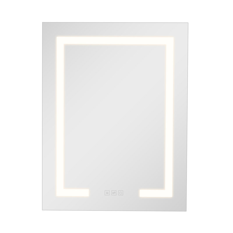 Armoire à pharmacie lumineuse avec miroir à 2 côtés encastré mural 20 x 26 po