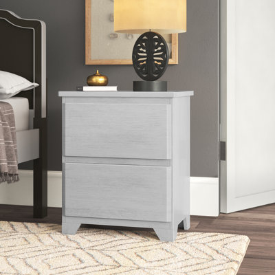 Kathryn 2 Drawer Solid Wood Nightstand by Greyleigh Baby & Kids