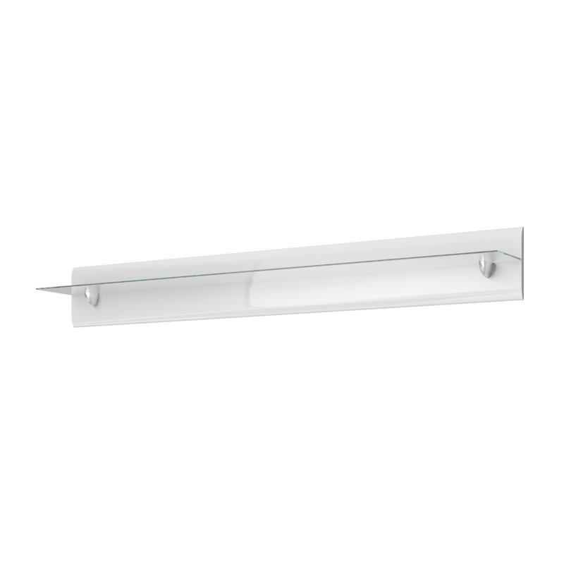 Inishmurray Glass Accent Shelf, 170cm W x 22cm D