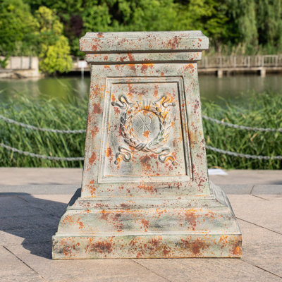 Piédestal de jardin extérieur traditionnel