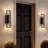 1-Light Dimmable LED Outdoor Wall Light