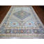 Tapis gris en laine pure noué à la main 8 pi 8 po x 11 pi 7 po 398C90CE01F94205B73DBE811B594455