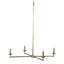 Brass 4 - Light Chandelier