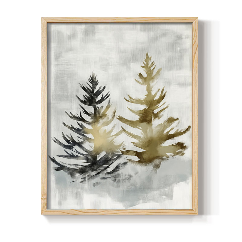 Reproduction encadrée - bois massif, Naturel, H 11 po x l 9 po