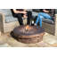 Round Stone Propane Smokeless Fire Pit