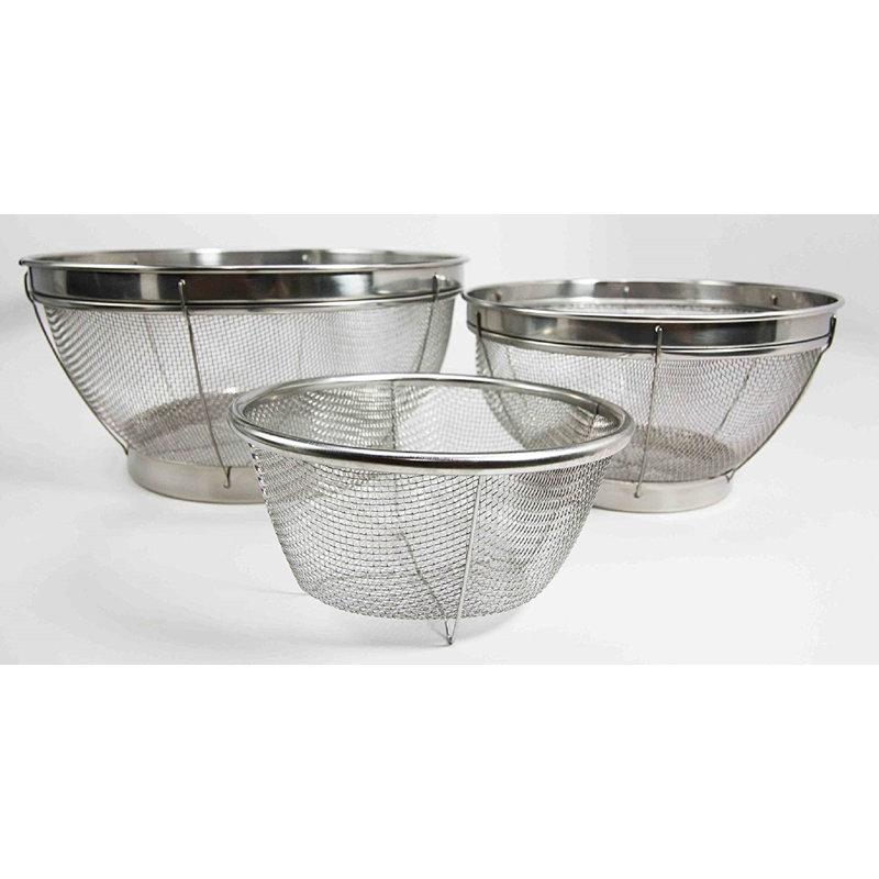 Prep & Savour 3 - Piece Mesh Strainer Set