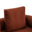 3 orange, 78 pouces de long, avec 3 coussins pour le salon, la chambre à coucher, un appartement - confortable et polyvalent