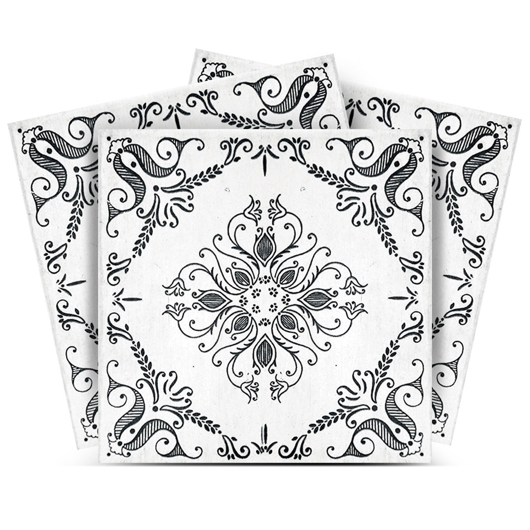 7'' W x 7'' L Vinyl Peel and Stick Mosaic Tile (Set of 24) Mi Alma 