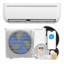 220V 12 000 BTU sans conduit pour 750 pieds carrés avec contrôle intelligent
