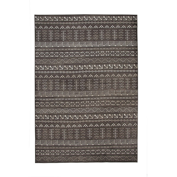 Union Rustic Khylah Power Loomed Viscose Brown Rug - Wayfair Canada