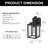 10'' Industrial 1 - Light Outdoor Wall Light