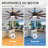 52" 8-Blade Ceiling Fan with 3CCT Dimmable LED Light Kit And Remote , 6-Speed Noiseless Reversible DC Motor
