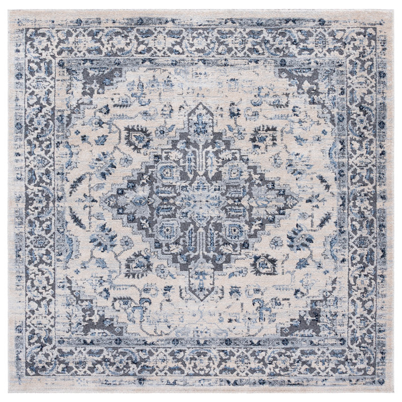 Tapis oriental Austen Performance, Carré 6 pi 7 po x 6 pi 7 po