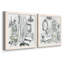 «Opulent Bath I», ensemble de 2 peintures sur toile encadrées-2079942366-2079942367