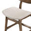 Chaise d'appoint rembourrée en bois Lyan-2035923499