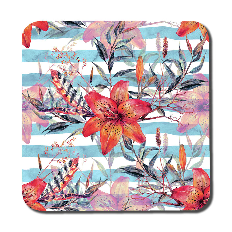 Square 6 Piece Coaster Set