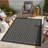 Sunshine GC_HAR2008 Anthracite 7 Ft. 10 In. X 10 Ft. 3 In. Indoor/Outdoor Area Rug-1048619199