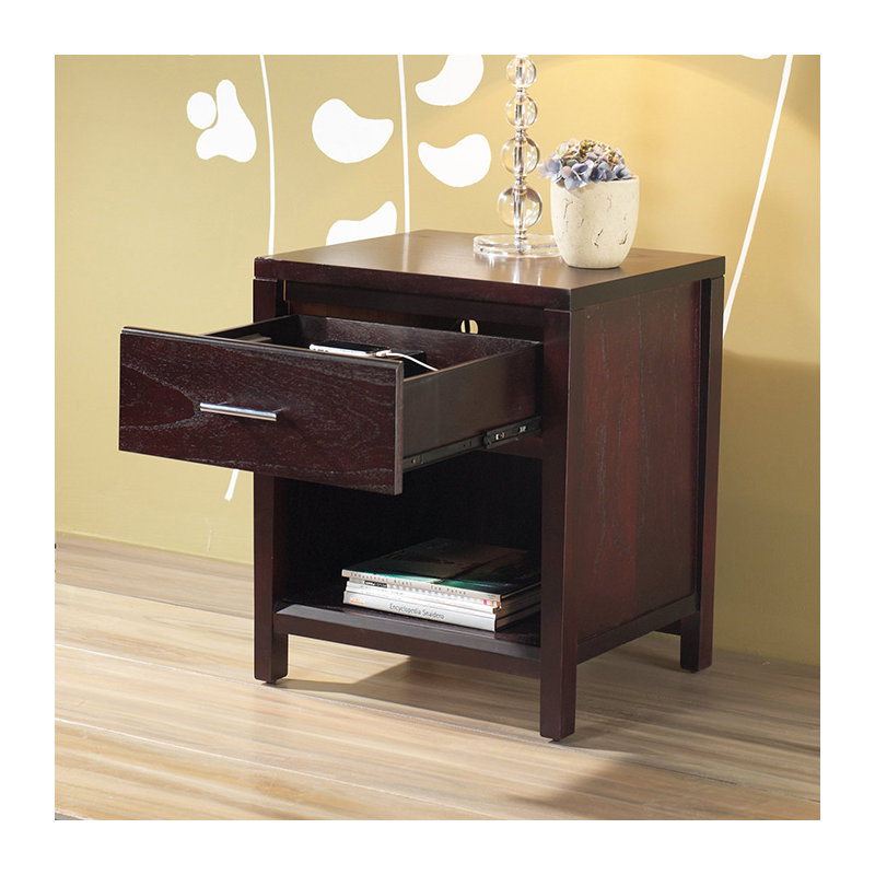 Dejon 23'' W Solid Wood Nightstand