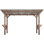 Pavillon de jardin pergola en bois avec toit en métal, comptoirs de bar et lumières Mondawe 13 pi x 6,5 pi