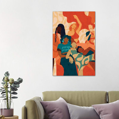 Women by Reyna Noriega - Wrapped Canvas Print