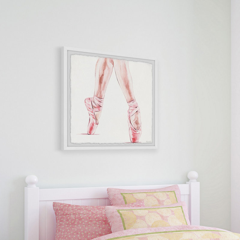 «Toe Stand», reproduction d'art encadrée sur papier, H 18 po x l 18 po x 1,5 po