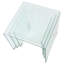 Shauny Glass Top Sled Nesting Tables
