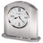 Lincoln Modern & Contemporary Tabletop Clock, Solid Aluminum Arched Frame, Roman Numeral Dial, Quartz Alarm Movement