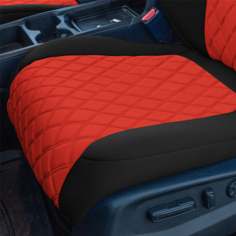 Elastic Automobile Cover By FH Group, Red
